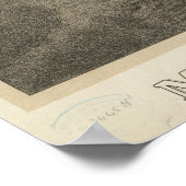 Mozes die de wet ontvangen de Tien Geboden Poster (Hoek)