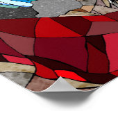 Mozes die het Rode Zee (16 x 12) ontleden Poster (Hoek)