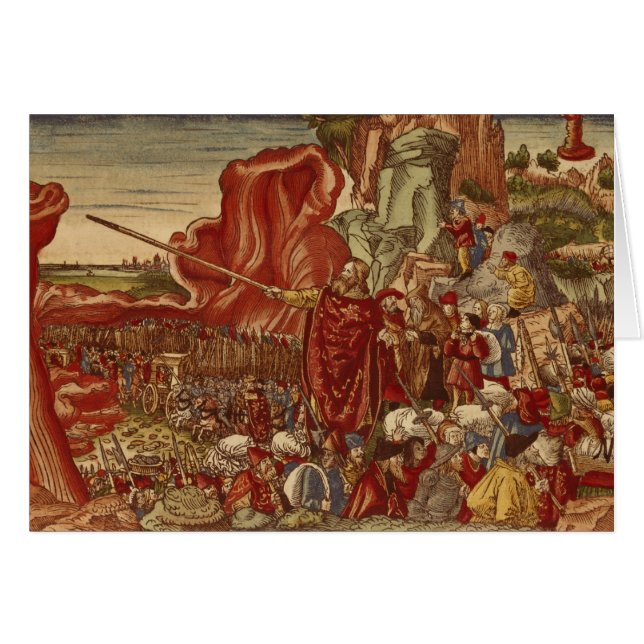 Mozes die het Rode Zee ontleden (Voorkant Horizontaal)