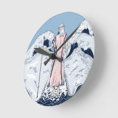 Mozes die het rode zee ontleden ronde klok (Hoek)