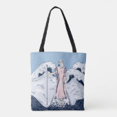 Mozes die het rode zee ontleden tote bag (Achterkant)