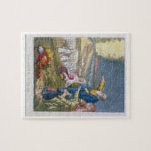 Mozes die het Rode Zee ontleden, van een bijbel di Legpuzzel (Horizontaal)