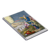 Mozes die het Rode Zee ontleden, van een bijbel di Notitieboek (Rechterzijde)