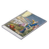 Mozes die het Rode Zee ontleden, van een bijbel di Notitieboek (Linkerzijde)