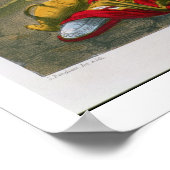 Mozes die het Rode Zee ontleden, van een bijbel di Poster (Hoek)