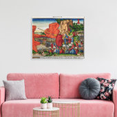 Mozes die het Rode Zee oversteken Canvas Afdruk (Insitu (Woonkamer))