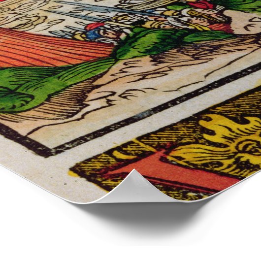 Mozes die het Rode Zee oversteken Poster (Hoek)