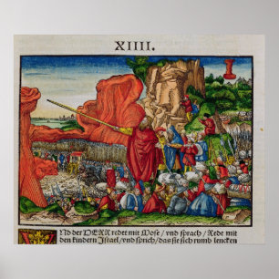 Mozes die het Rode Zee oversteken Poster