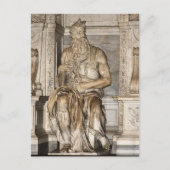 Mozes door Michelangelo, Roma Briefkaart (Voorkant)