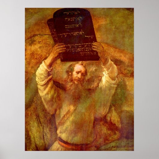 Mozes en de 10 geboden poster (Voorkant)