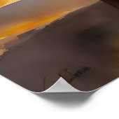 Mozes en de brandende Struik Poster (Hoek)