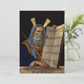 Mozes en de Tafelen van de Wet Kunst Kaart (Staand voorkant)