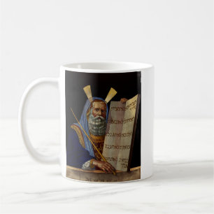 Mozes en de Tafelen van de Wet Kunst Koffiemok