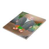 Mozes en de Tien Bijbelverhaal Geboden Tegeltje (Zijkant)