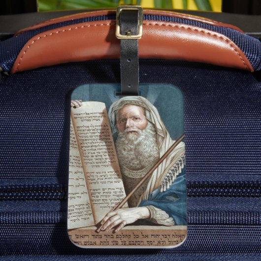 Mozes en de tien geboden bagagelabel (Voorkant Insitu 2)