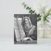 Mozes en de tien geboden briefkaart (Staand voorkant)