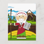 Mozes en de Tien Geboden Briefkaart (Voorkant)