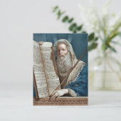 Mozes en de tien geboden briefkaart (Staand voorkant)