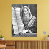 "Mozes en de Tien Geboden" canvas print (Insitu (Woonkamer))