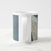 Mozes en de tien geboden grote koffiekop (Achterkant)