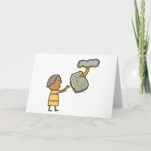 Mozes en de tien geboden kaart