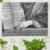 "Mozes en de Tien Geboden" keukenhanddoek (Gevouwen)