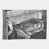 "Mozes en de Tien Geboden" keukenhanddoek (Horizontaal)