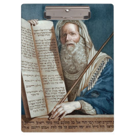 Mozes en de tien geboden klembord