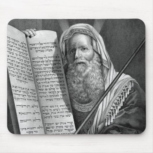 Mozes en de tien geboden muismat (Voorkant)