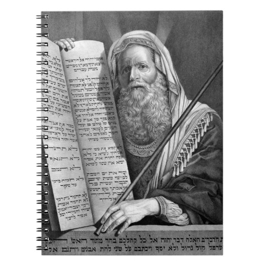 Mozes en de tien geboden notitieboek (Voorkant)
