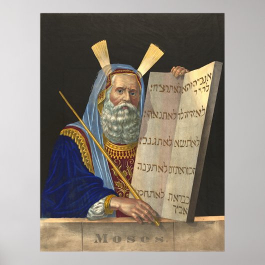 Mozes en de Tien Geboden – poster (Voorkant)