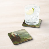 Mozes en de Tien Geboden,  religie Bier Onderzetter (Rechterzijde)