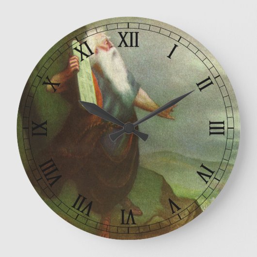 Mozes en de Tien Geboden,  religie Grote Klok (Voorkant)