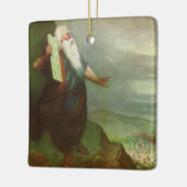 Mozes en de Tien Geboden,  religie Keramisch Ornament (Links)