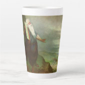 Mozes en de Tien Geboden,  religie Latte Mok (Voorkant)