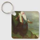 Mozes en de Tien Geboden,  religie Sleutelhanger (Voorkant)