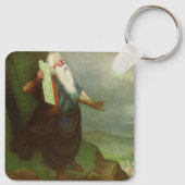 Mozes en de Tien Geboden,  religie Sleutelhanger (Achterkant)