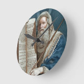 Mozes en de tien geboden ronde klok (Hoek)