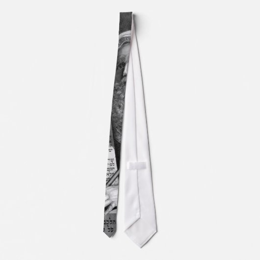 "Mozes en de tien geboden" stropdas (Achterkant)
