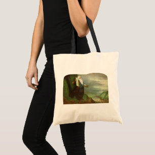 Mozes en de Tien Geboden, Vintage Religie Tote Bag