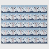 Mozes en het zee voor het scheiden cadeaupapier (Vlak)