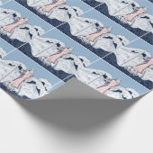 Mozes en het zee voor het scheiden cadeaupapier (Hoek)