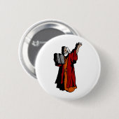 Mozes en tien geboden ronde button 5,7 cm (Voorkant /achterkant)