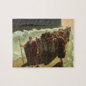 Mozes kruising van het Rode Zee,  religie Legpuzzel (Horizontaal)