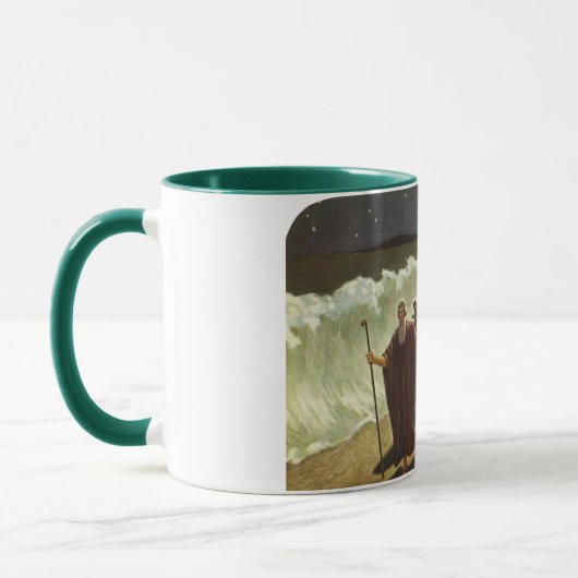 Mozes kruising van het Rode Zee,  religie Mok (Links)