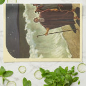 Mozes kruising van het Rode Zee,  religie Theedoek (Gevouwen)