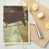 Mozes kruising van het Rode Zee,  religie Theedoek (Quarter Fold)