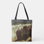 Mozes kruising van het Rode Zee,  religie Tote Bag (Achterkant)