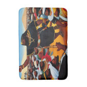 Mozes leidt de mensen uit Egypte badmat (Voorkant Verticaal)