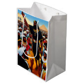 Mozes leidt de mensen uit Egypte giftbag Medium Cadeauzakje (Voorkant Gekanteld)